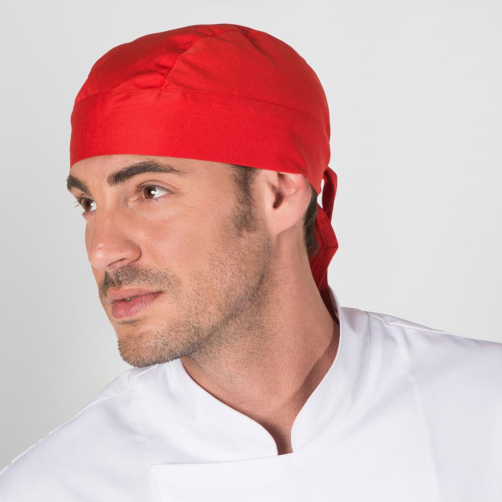 GARY'S Pirate bandana cuisine réglable noir taille unique