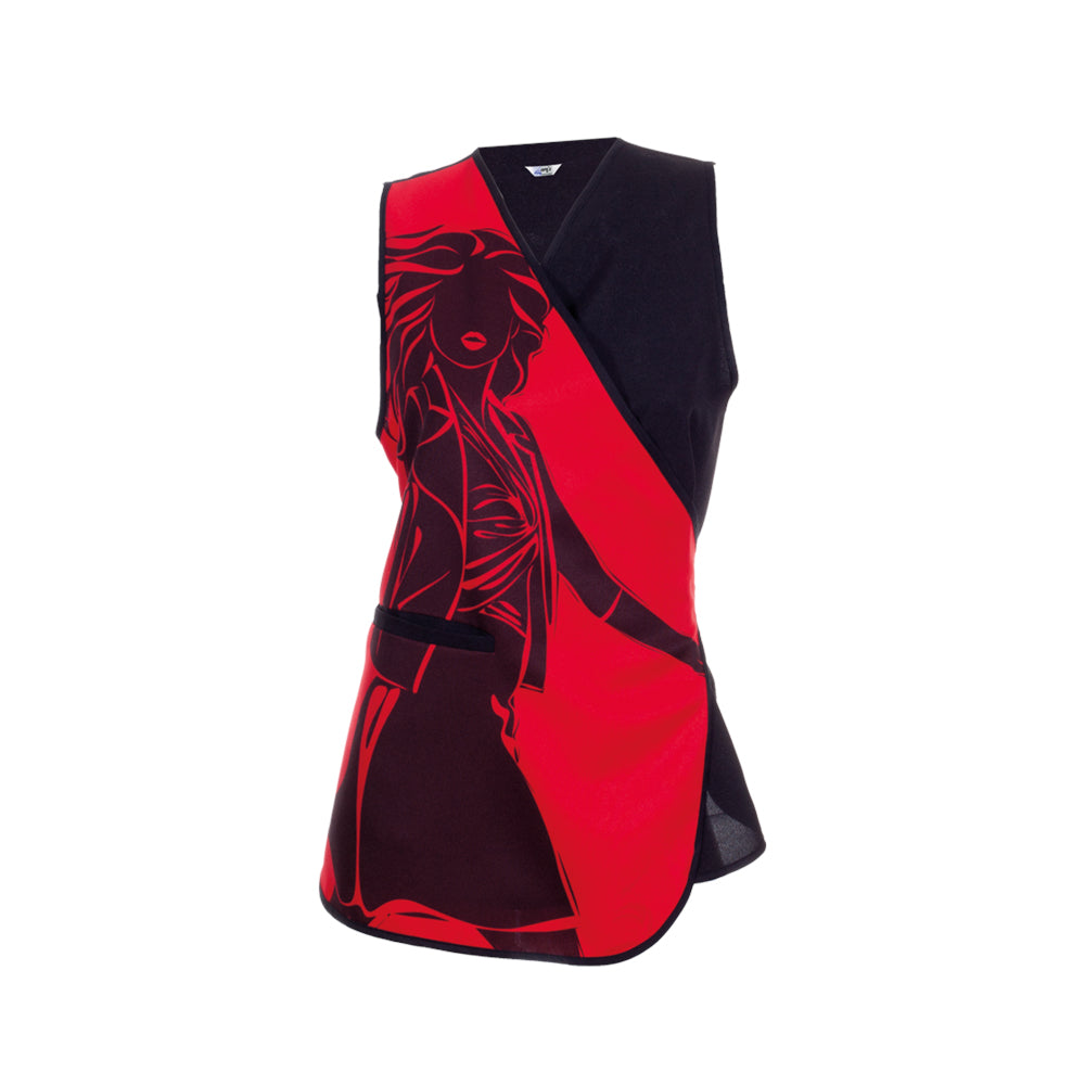 GARY'S Silueta tunique blouse grise commerce coiffure