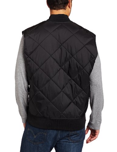 Dickies Diamond gilet matelassé homme noir M déperlant