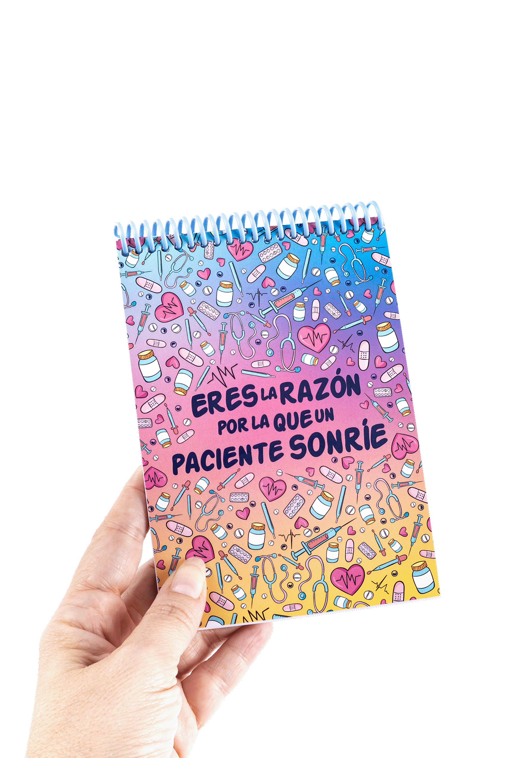 Enfermania Colorful carnet A6 spirale 50 pages Colorful