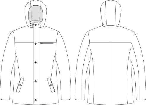 GARY'S Parka Man parka de travail marine 98 cm