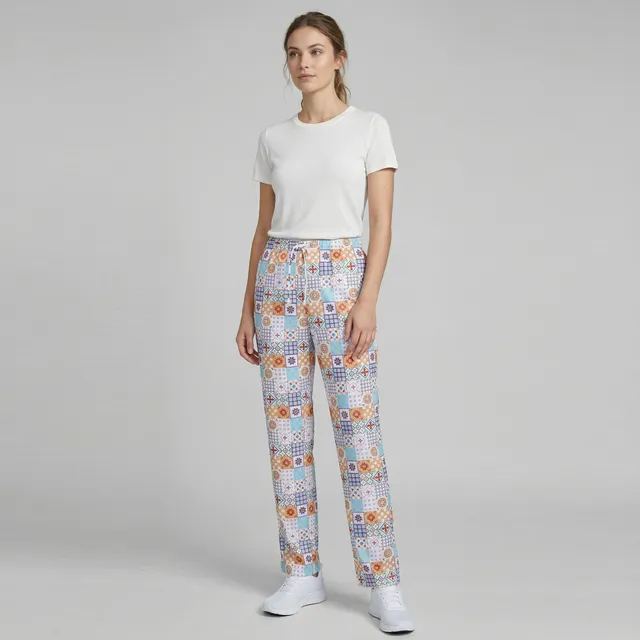 GARY'S Pantalon travail coton bio imprimé Toscana