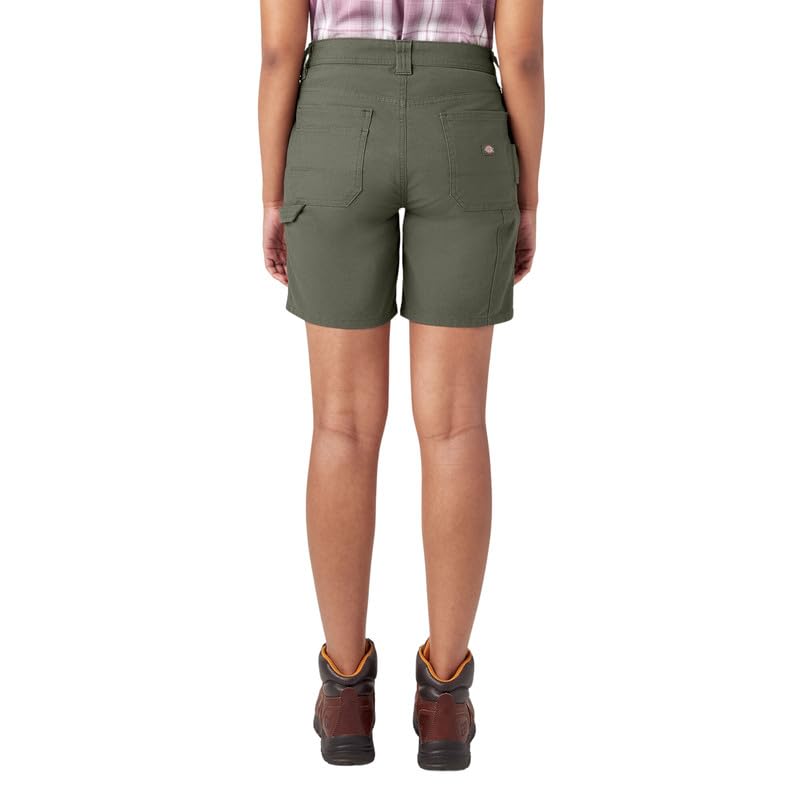 Dickies Carpenter Duck Short Femme Noir 34W Toile