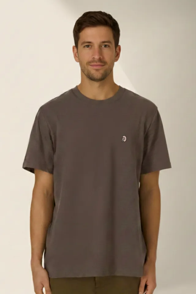 Aelin Slimfit NEW T-shirt néphrologie Noir - Tee-shirt coton unisexe
