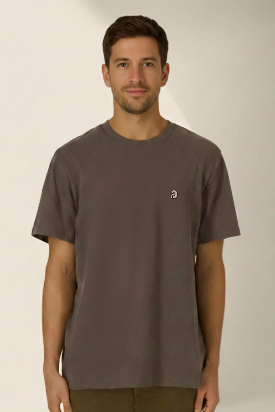Aelin Slimfit NEW T-shirt néphrologie Noir - Tee-shirt coton unisexe