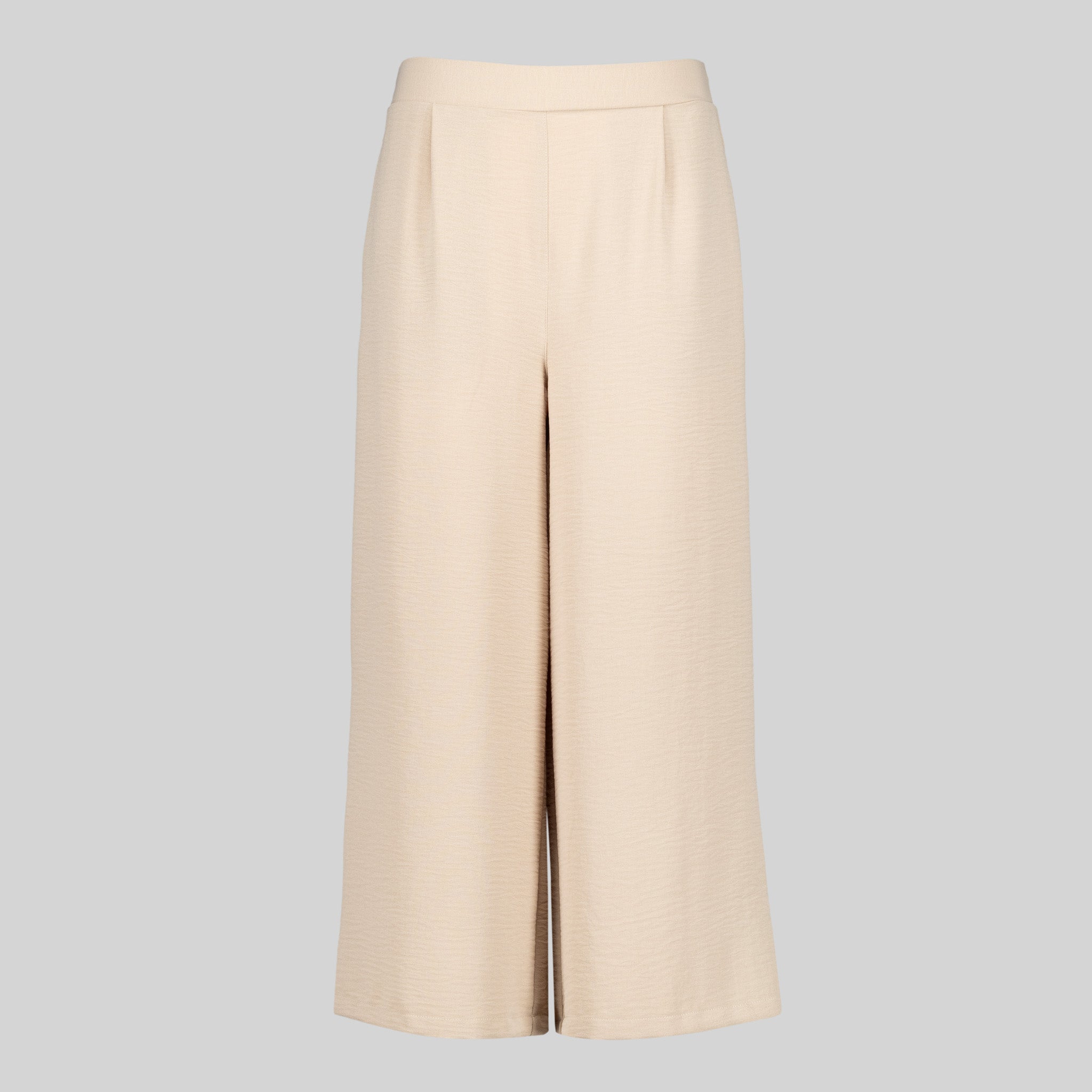 Gary's Pants Culotte Femme pantalon travail beige culotte large