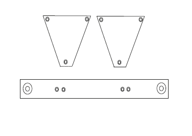 Gary's Add-Ons pack 2 triangles + ceinture homme turquoise