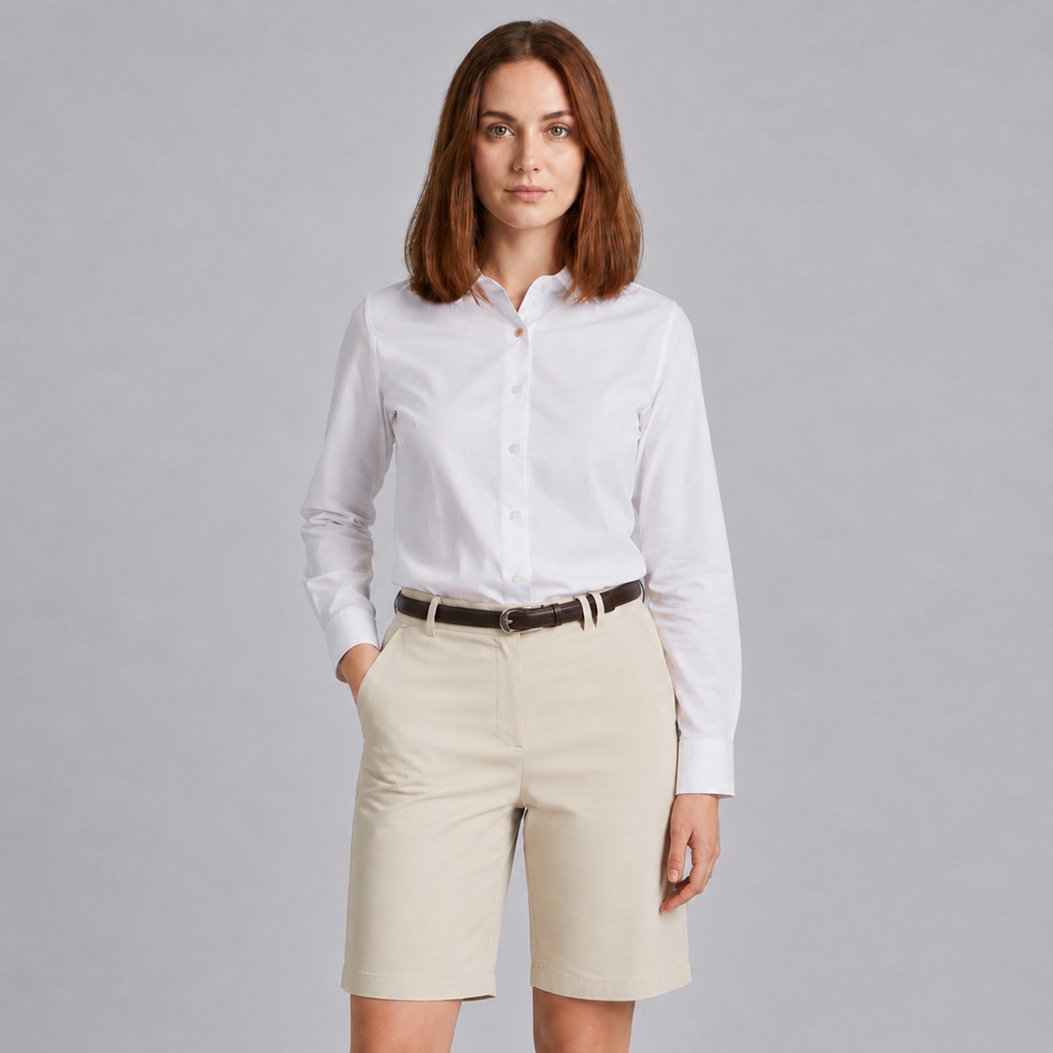 GARY'S T400 bermuda femme chino beige taille 40