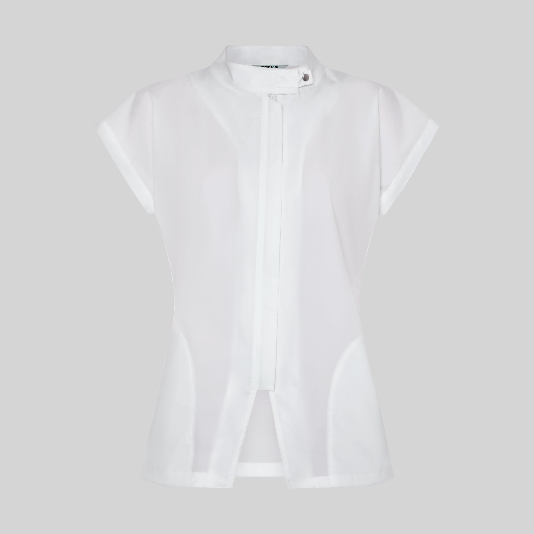 Gary's Musa Blouse Médicale Femme Noire Zip M/Courtes