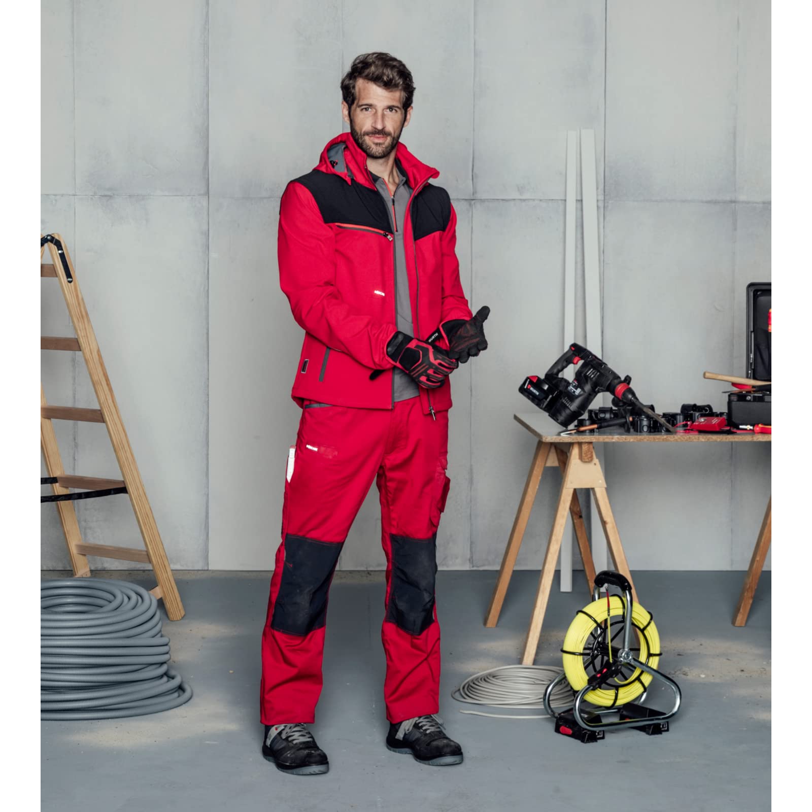 Würth MODYF Stretch X softshell travail rouge L coupe-vent