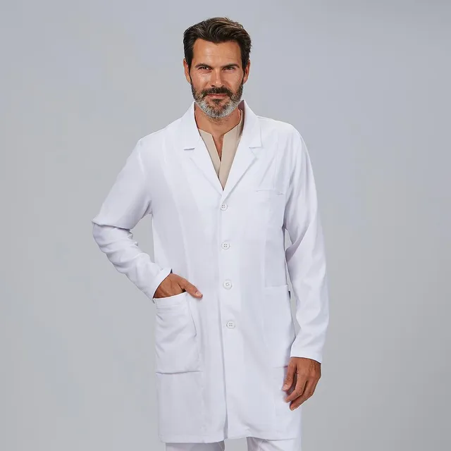 GARY'S Manel Blouse homme blanche vetement medical