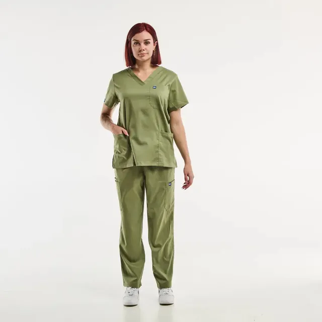 Aelin EMMA Tenue Médicale Femme Vert Olive