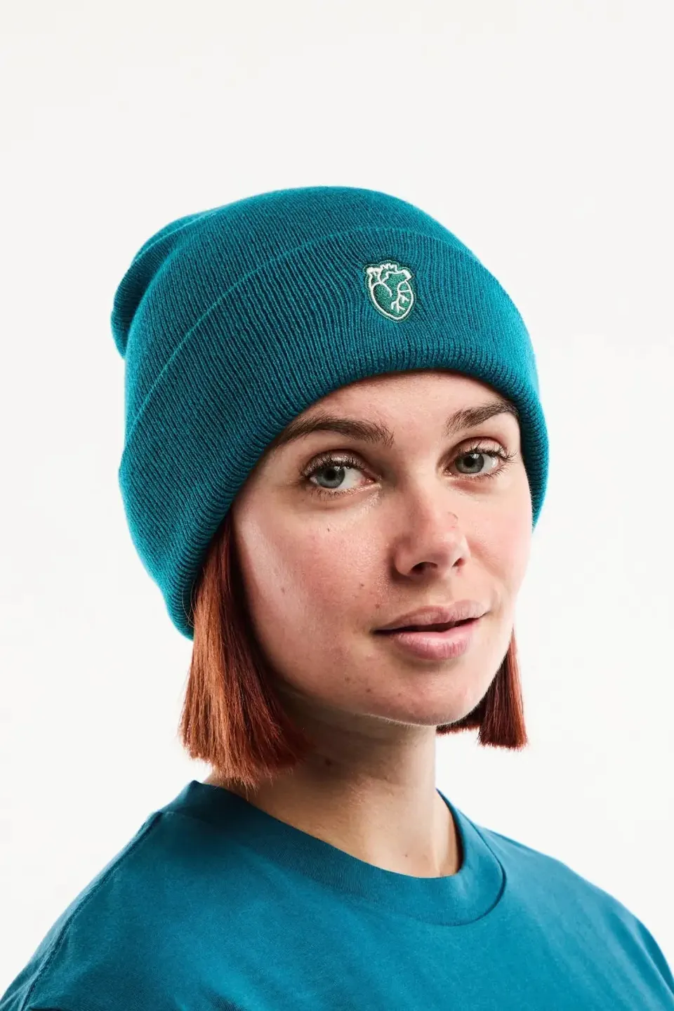 Aelin Paris bonnet cœur anatomique maille taille unique