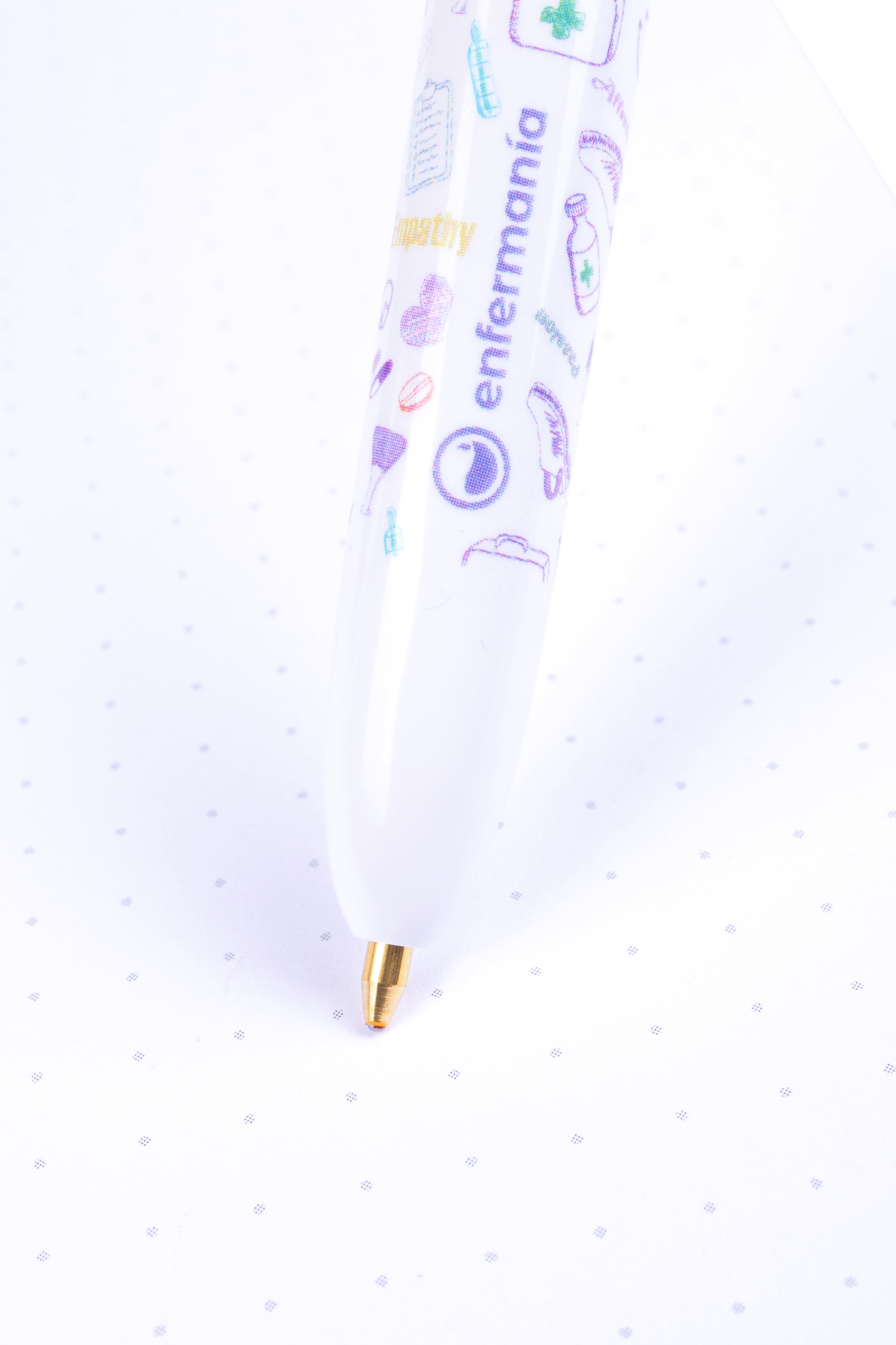 Enfermania Care stylo BIC 4 couleurs imprimé soignant