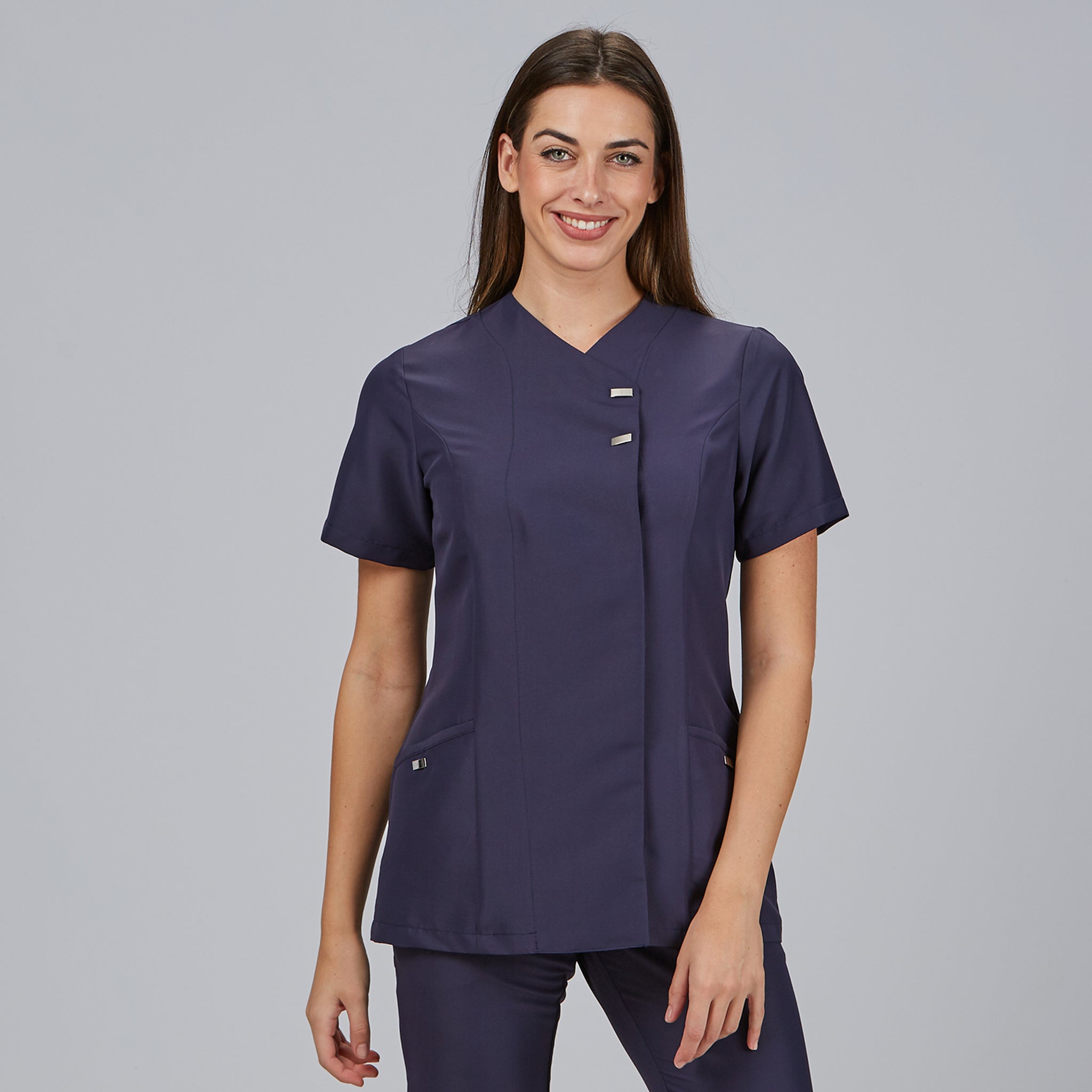 Gary's Elena blouse médicale noir manches courtes