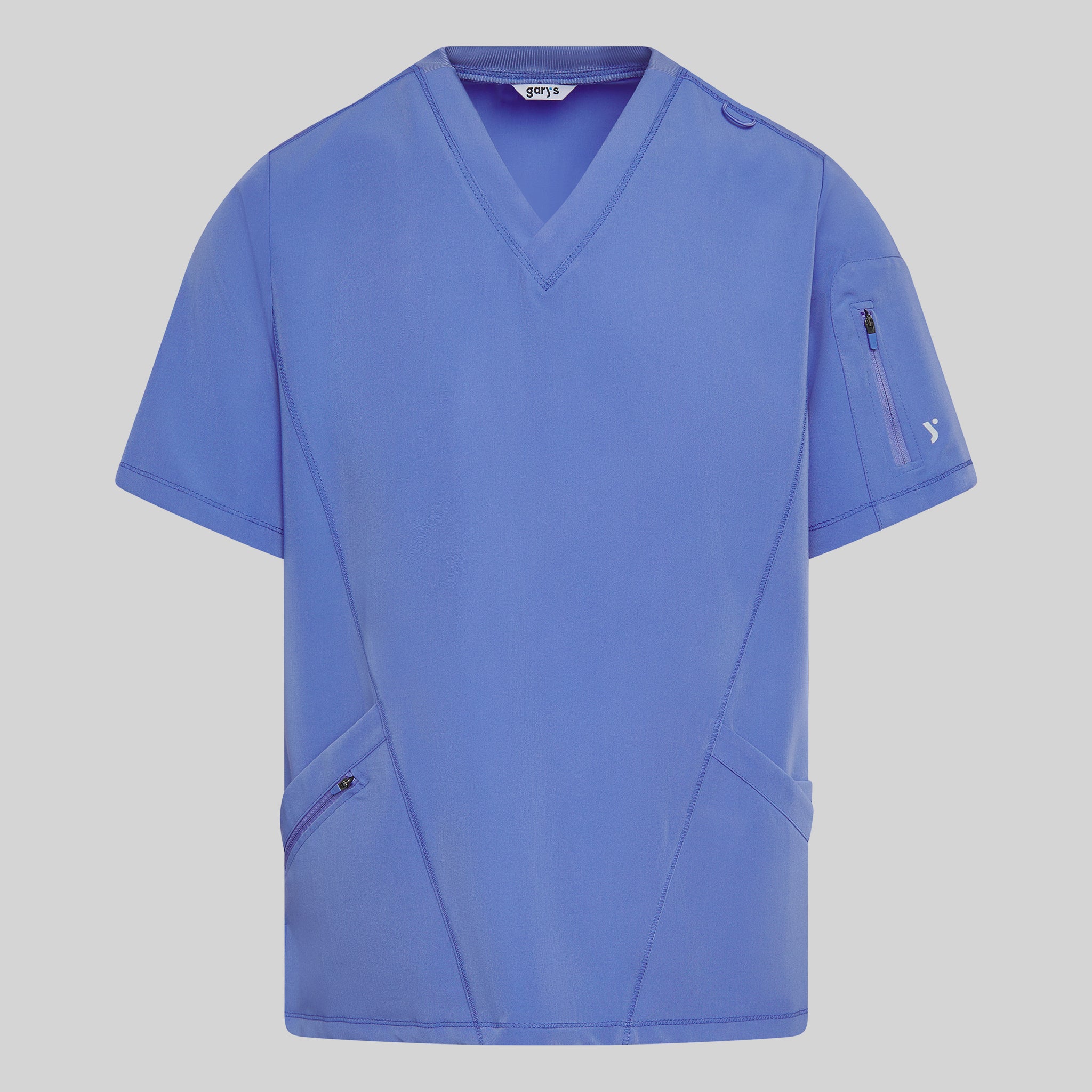 GARY'S Ruben Blouse Médicale Noire Homme - Col V Manches Courtes