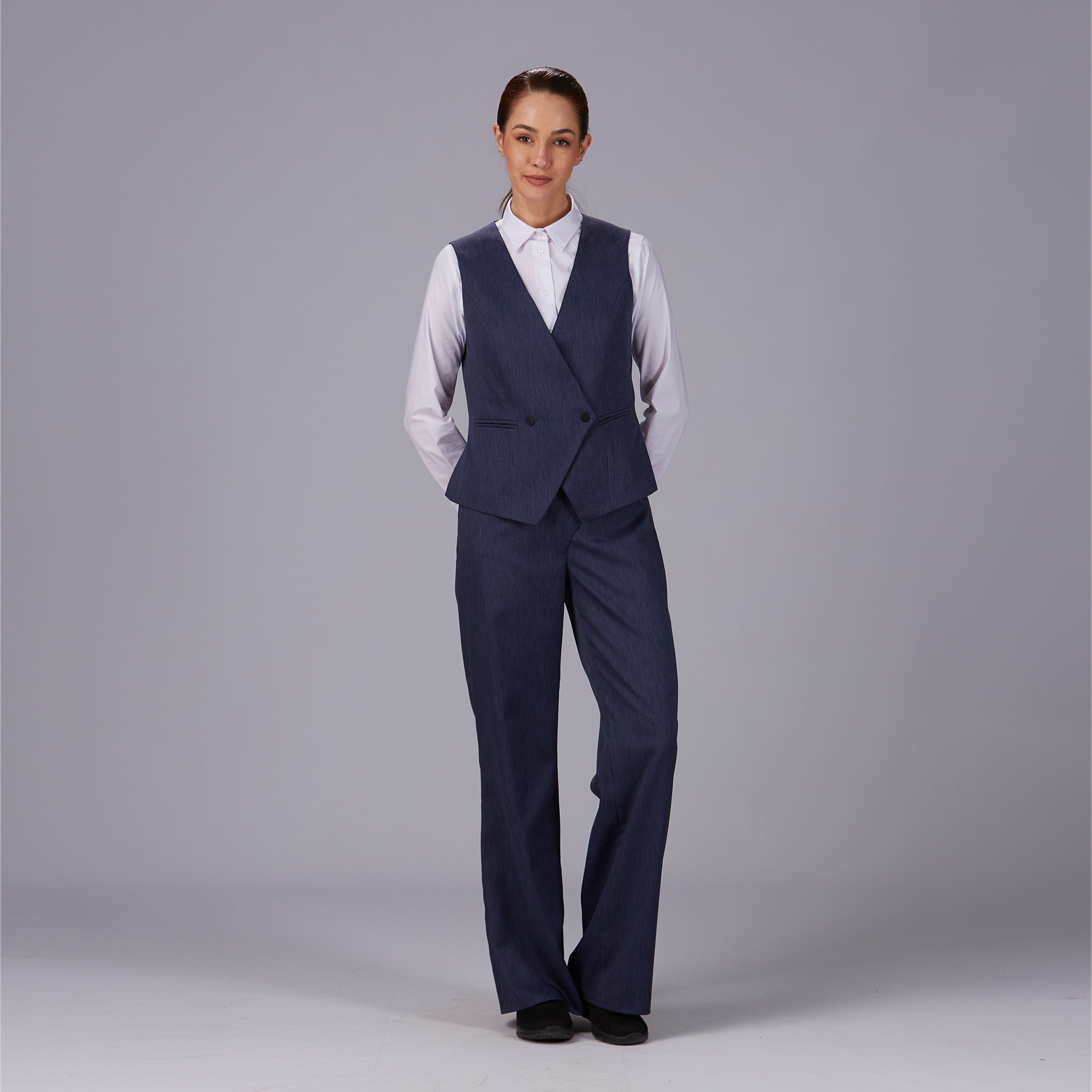 Gary's Wrap pantalon travail femme Marino croisé stretch
