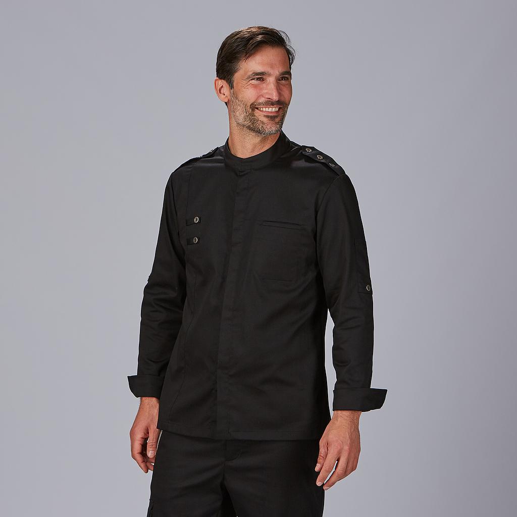 Gary's Cueto veste cuisinier homme noire coton taille L