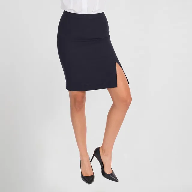 GARY'S Jupe sans poches polyester noir taille 44