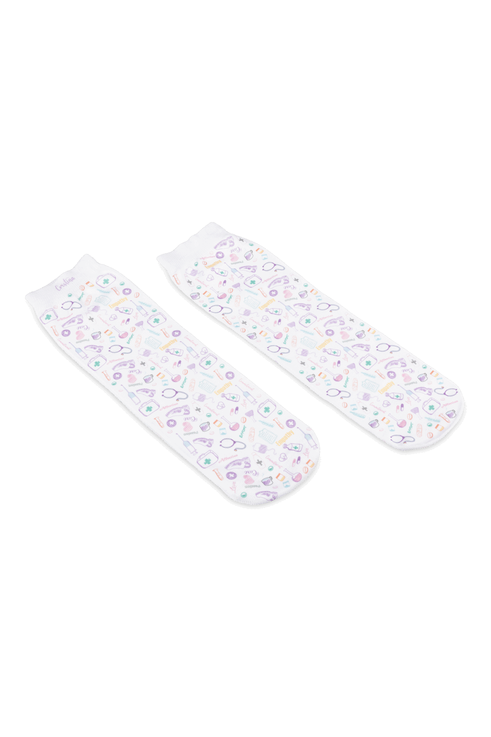 Enfermania Care Collection chaussettes imprimées anatomie polyester