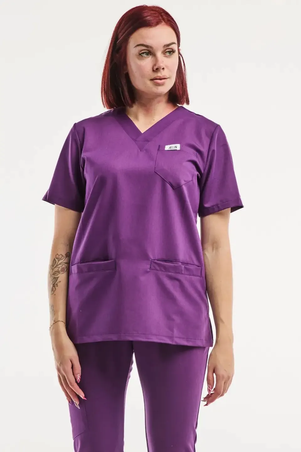 Aelin Slimfit NEW tunique médicale violet