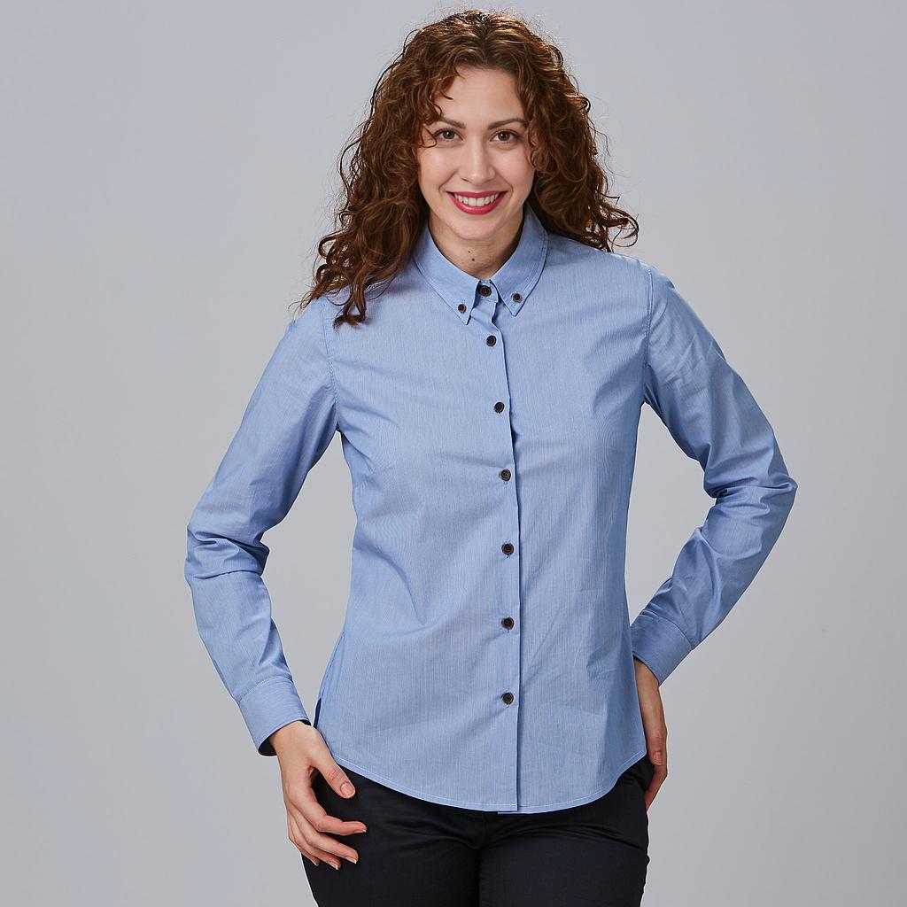 GARY'S Fabiola chemise rayée femme marine coton
