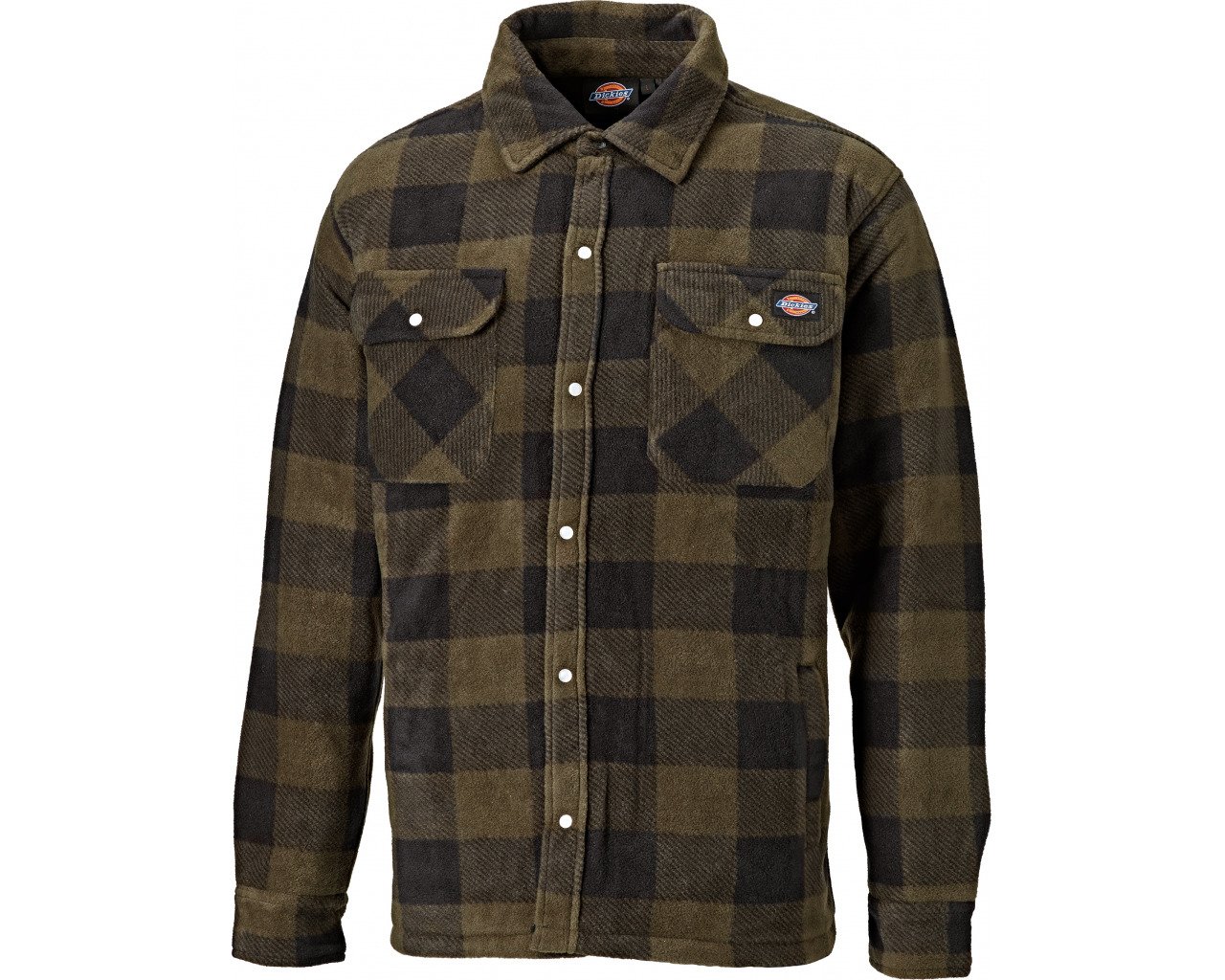 Dickies Chemise Portland Matelassée Homme Kaki