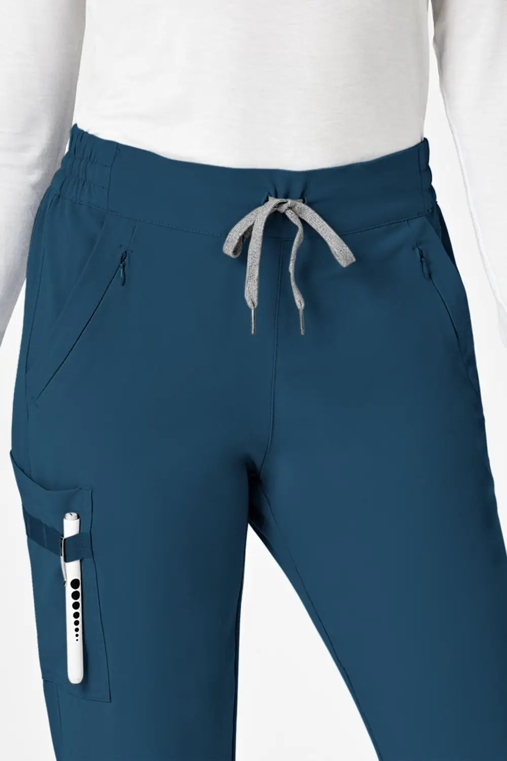 Aelin EMMA RENEW pantalon médical turquoise 7 poches