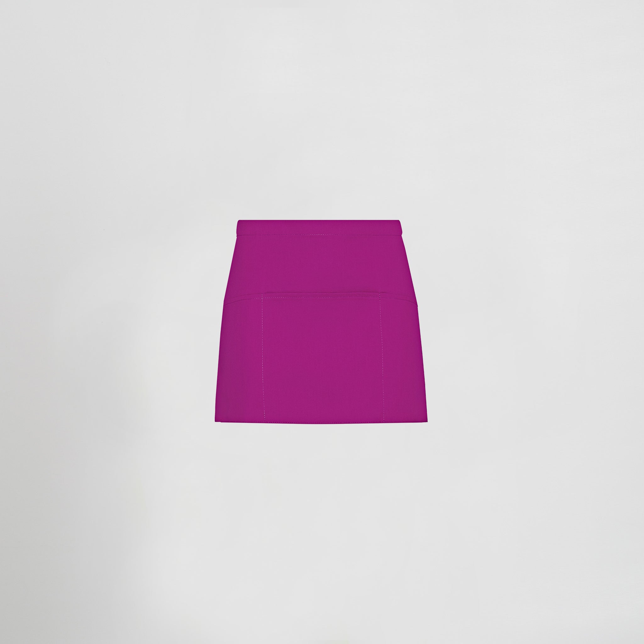 GARY'S tablier court sergé polyester noir 30x60 cm