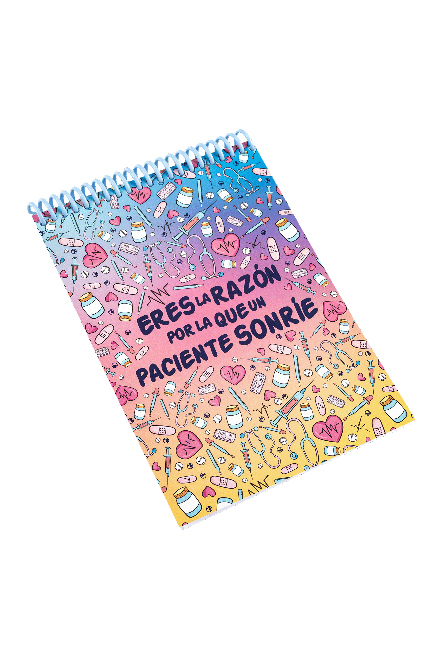 Enfermania Colorful carnet A6 spirale 50 pages Colorful