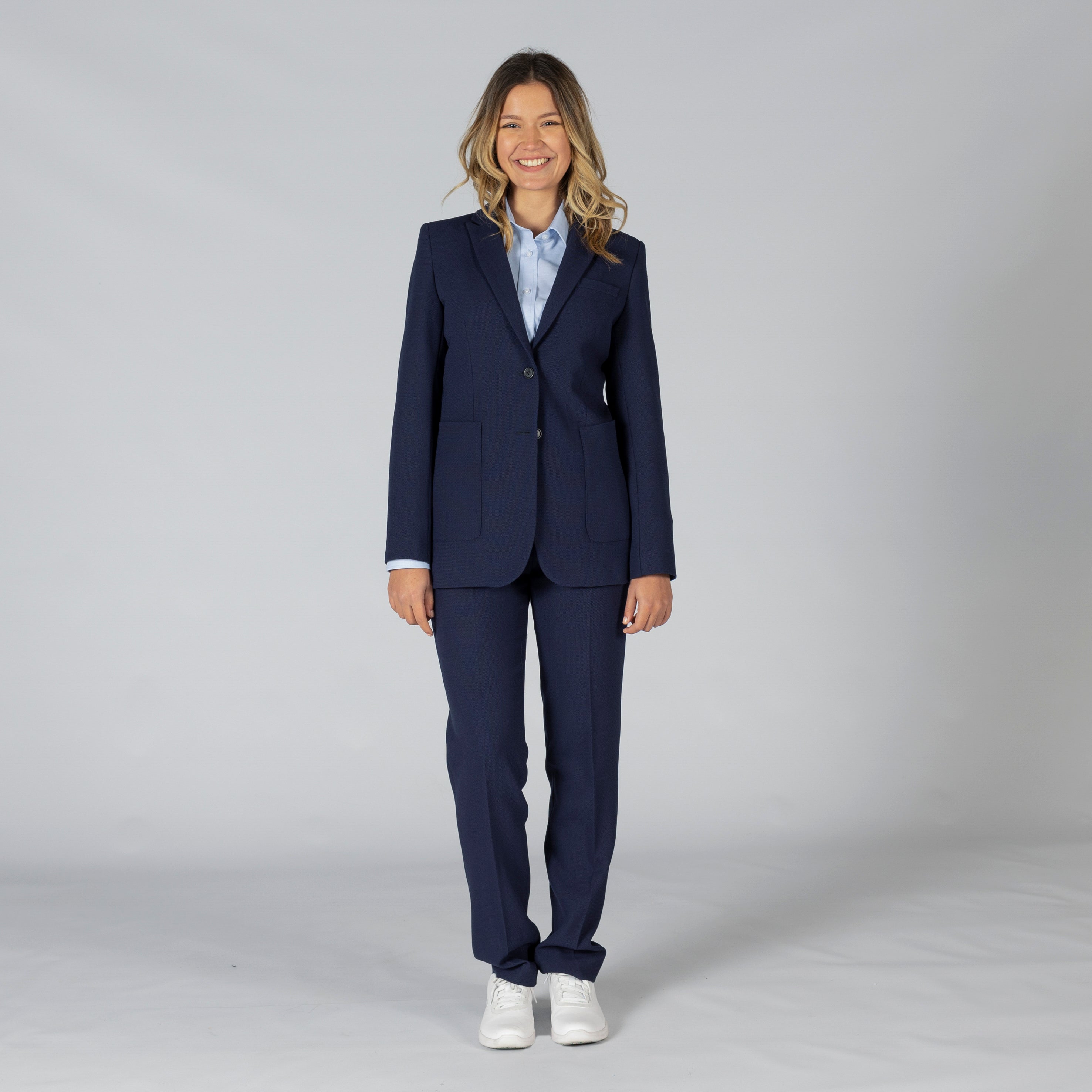 Gary's Pants pantalon tailleur femme Welfare marine 104