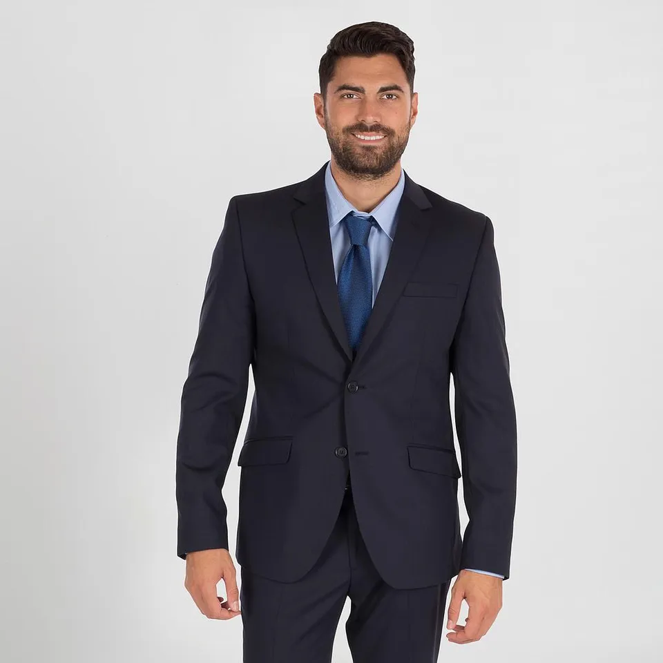 GARY'S Jackets blazer homme noir 2 boutons regular fit laine