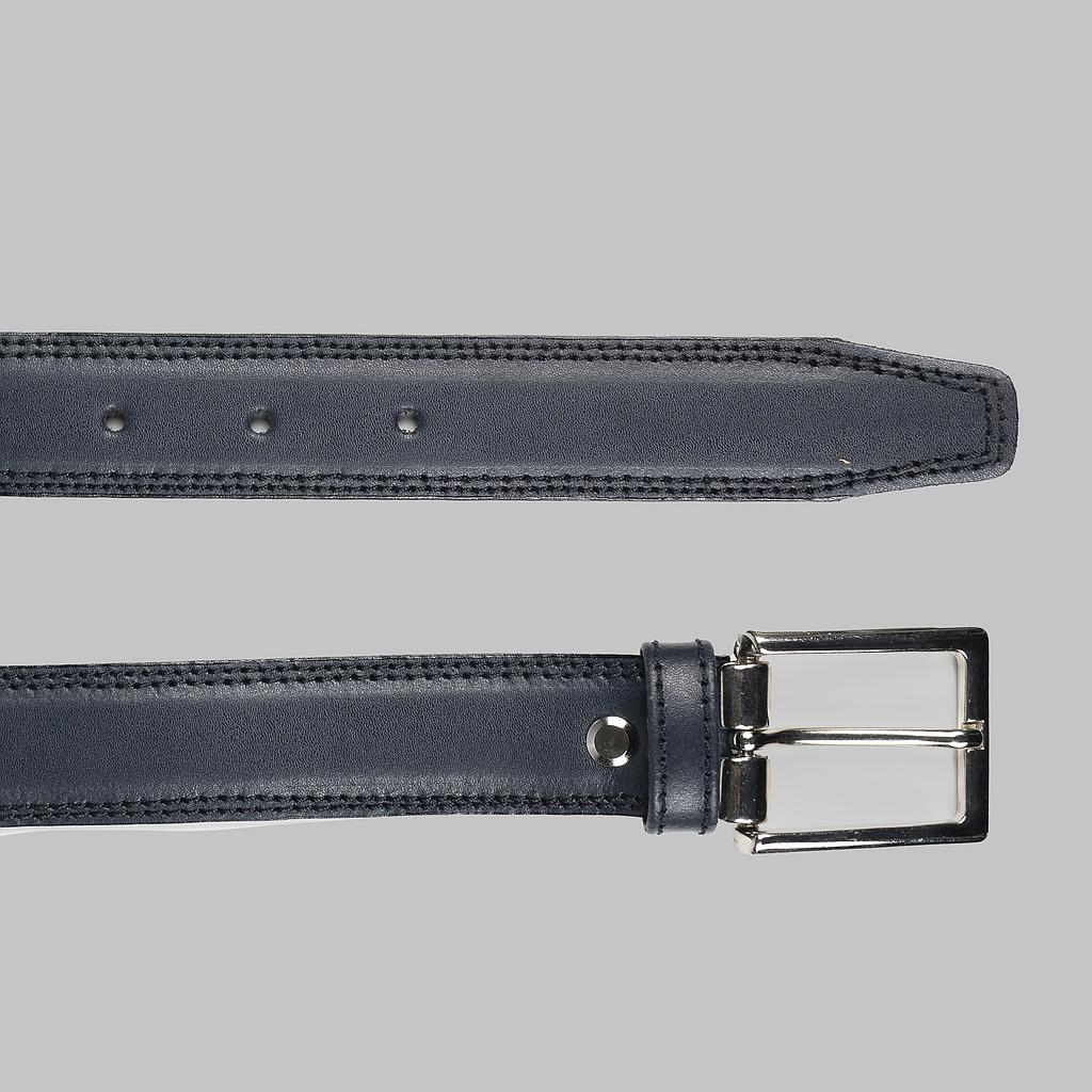 Gary's Add-Ons Belt Man ceinture cuir homme bleu marine 95 cm
