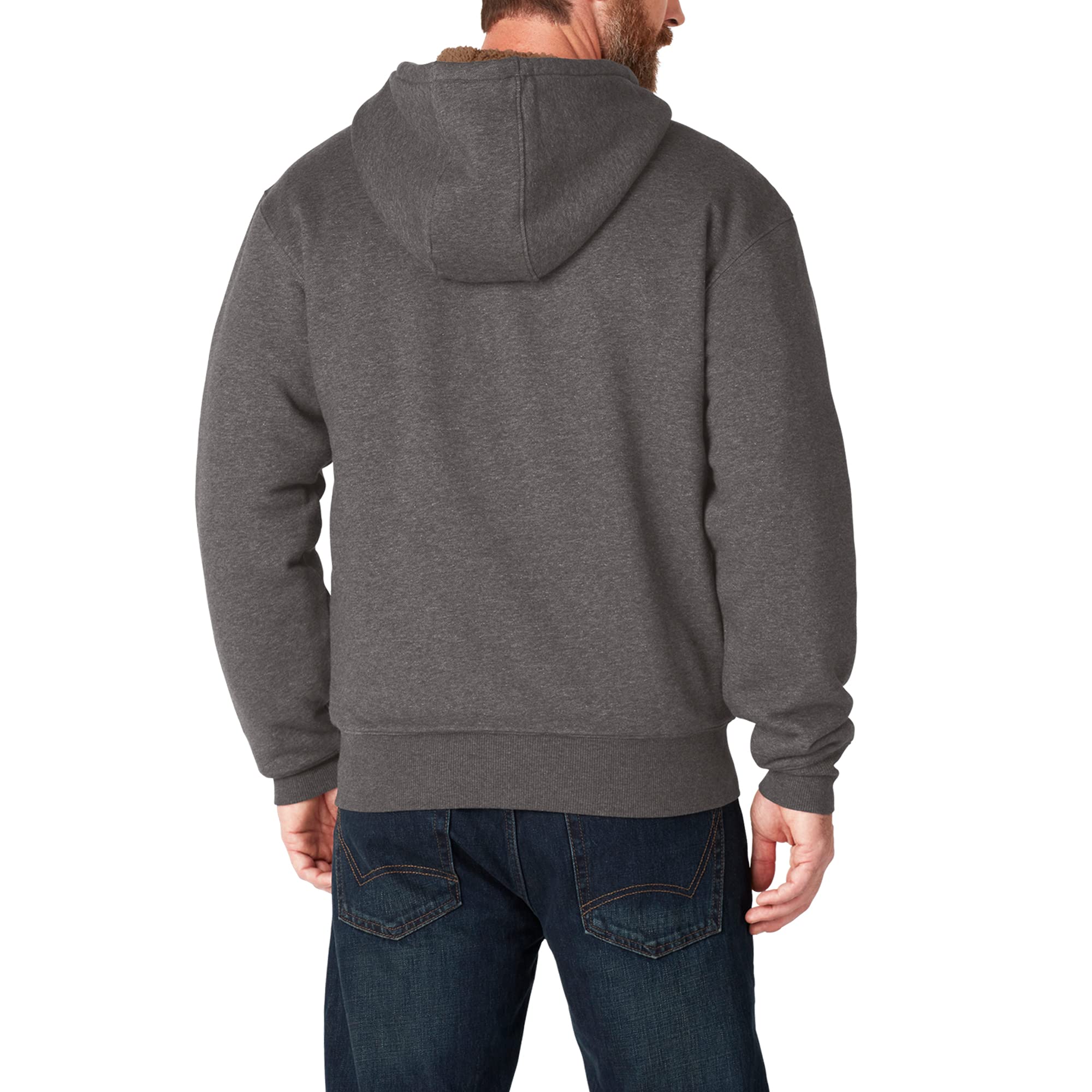 Dickies Sherpa Sweat à Capuche Zippé Gris Chiné L