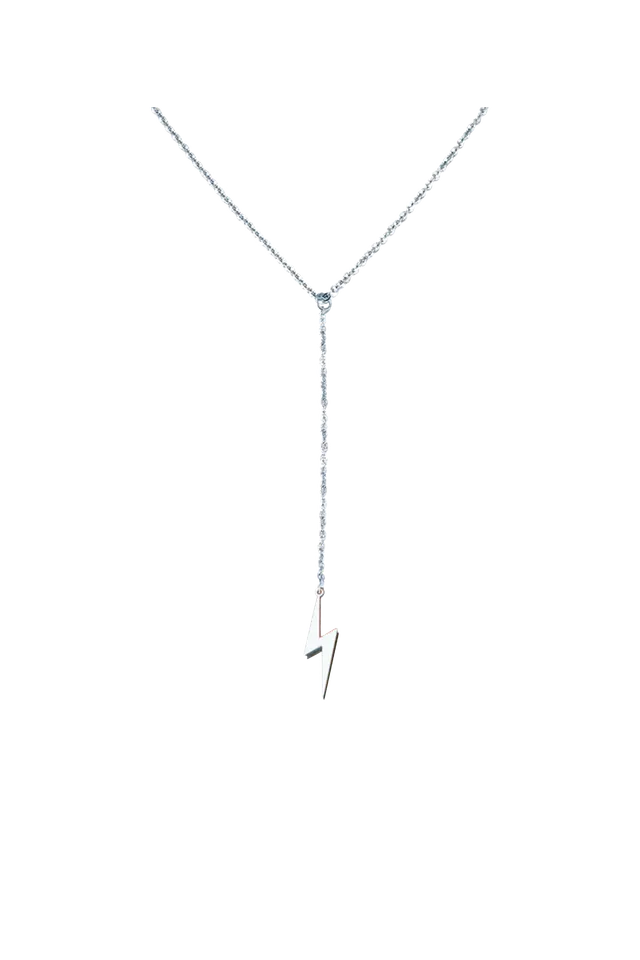 Enfermania Accesorios Collier Rayo acier argenté 43 cm