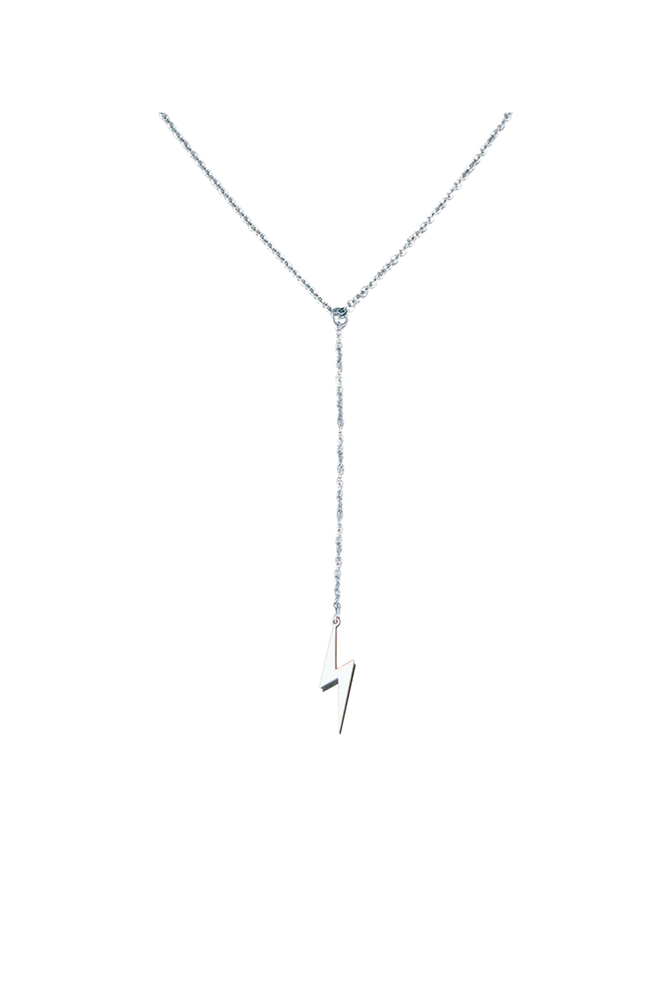 Enfermania Accesorios Collier Rayo acier argenté 43 cm