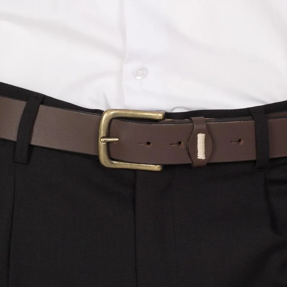 Gary's Add-Ons Belt Sport ceinture cuir marron 90