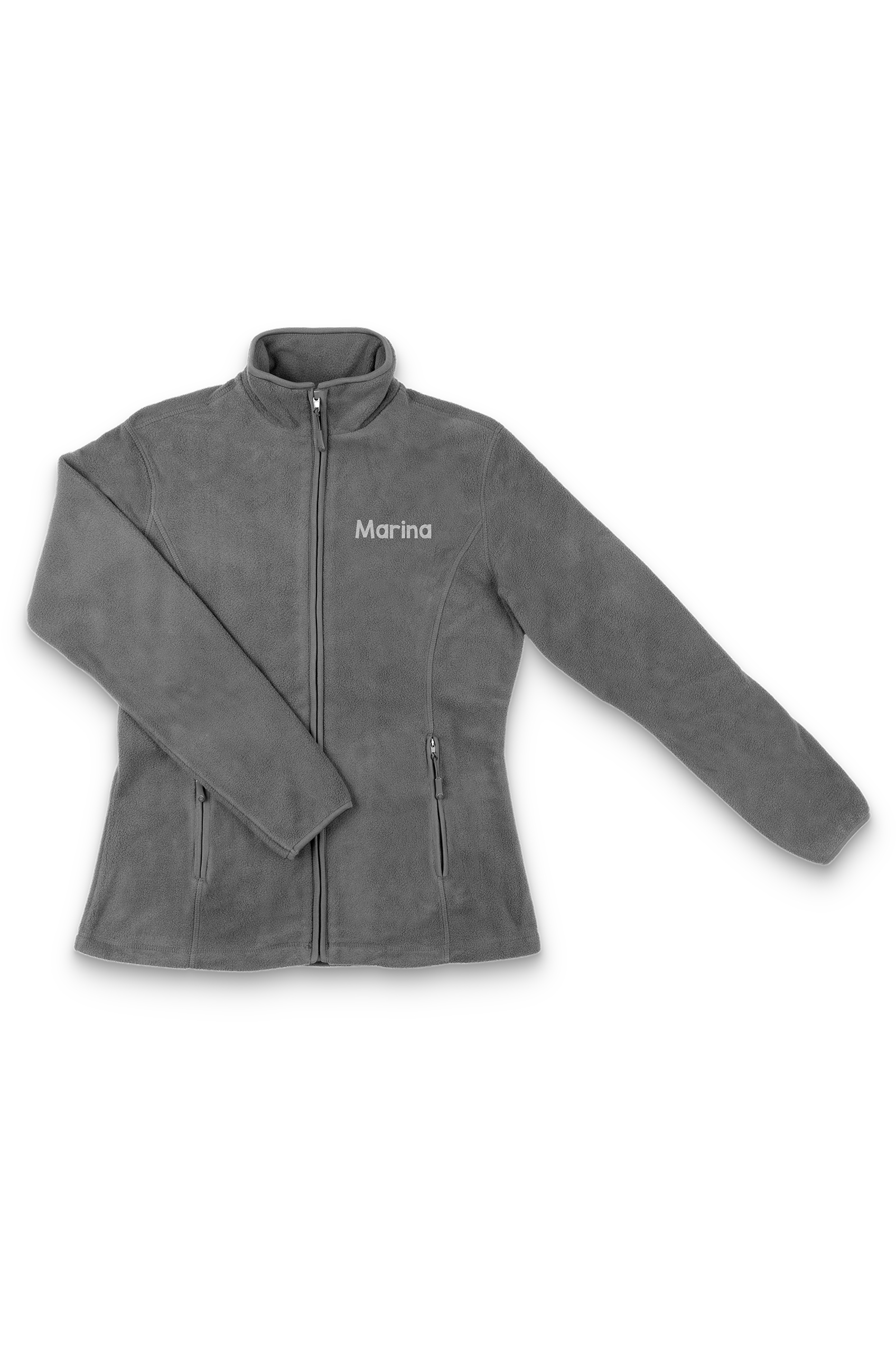 Enfermania Dentiste veste polaire femme grise personnalisée