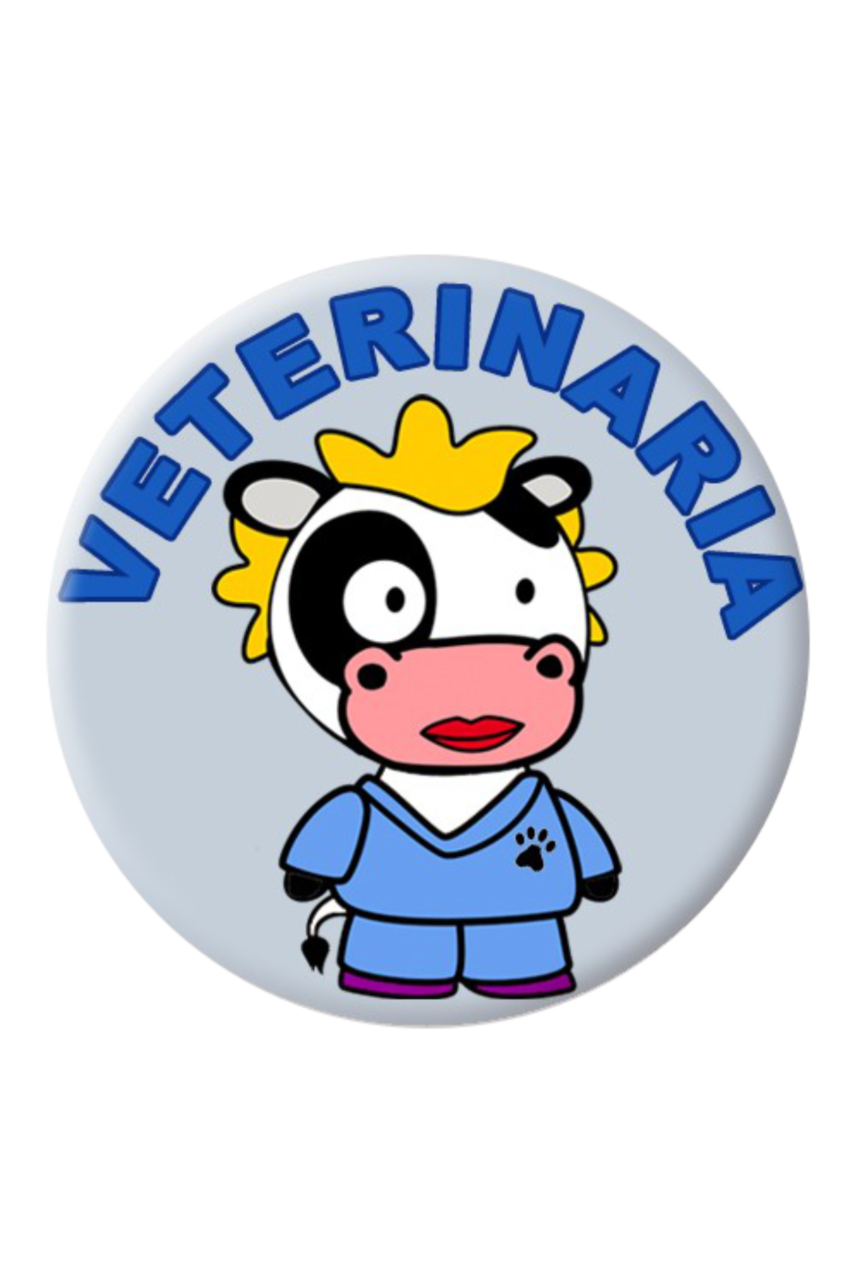 Enfermania Chapa badge vétérinaire 38 mm épingle
