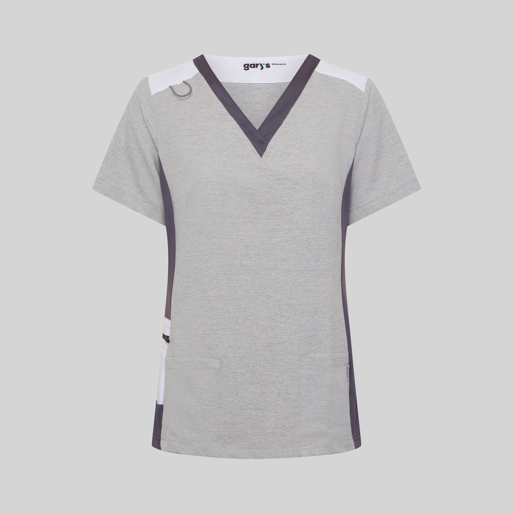 GARY'S Leticia blouse médicale femme gris perle stretch
