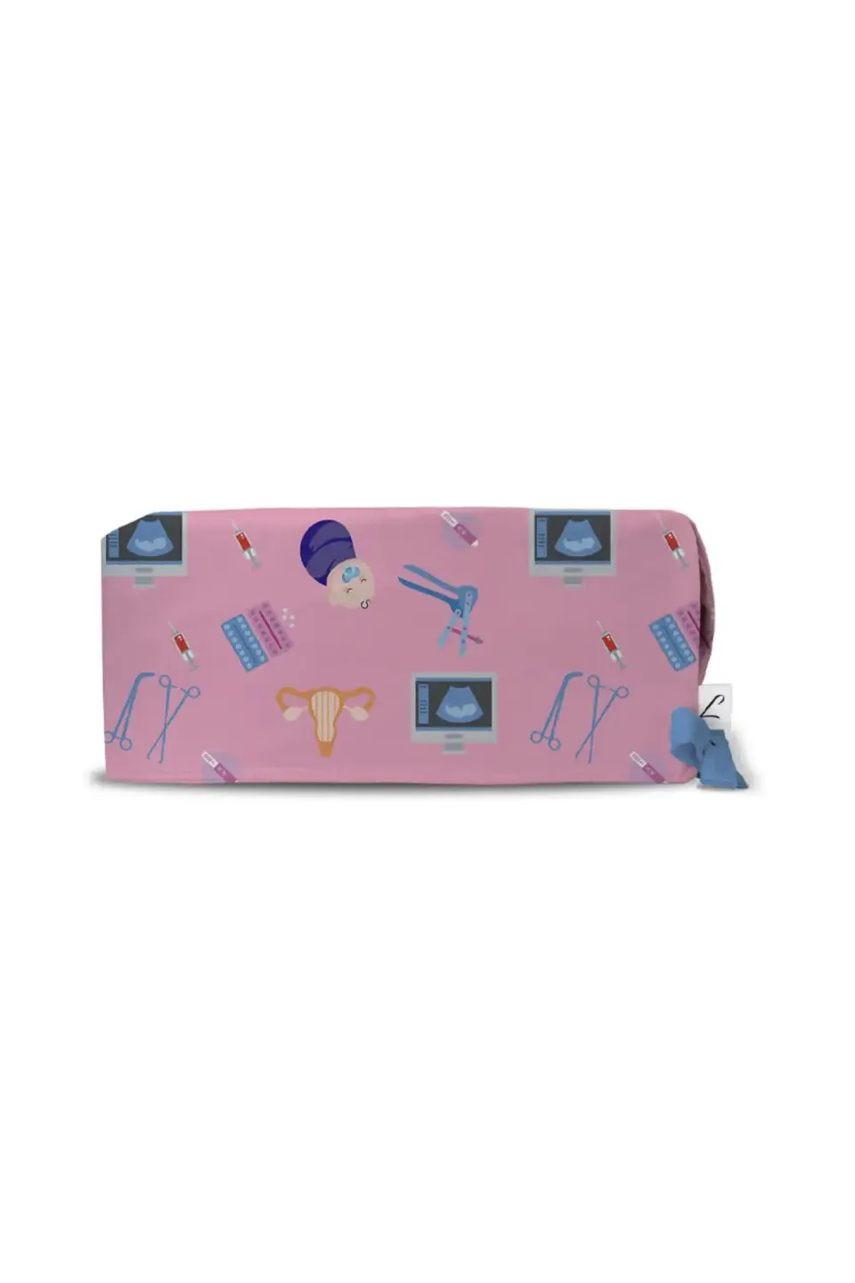 Aelin Paris calot de bloc rose gynécologue cheveux courts polyester