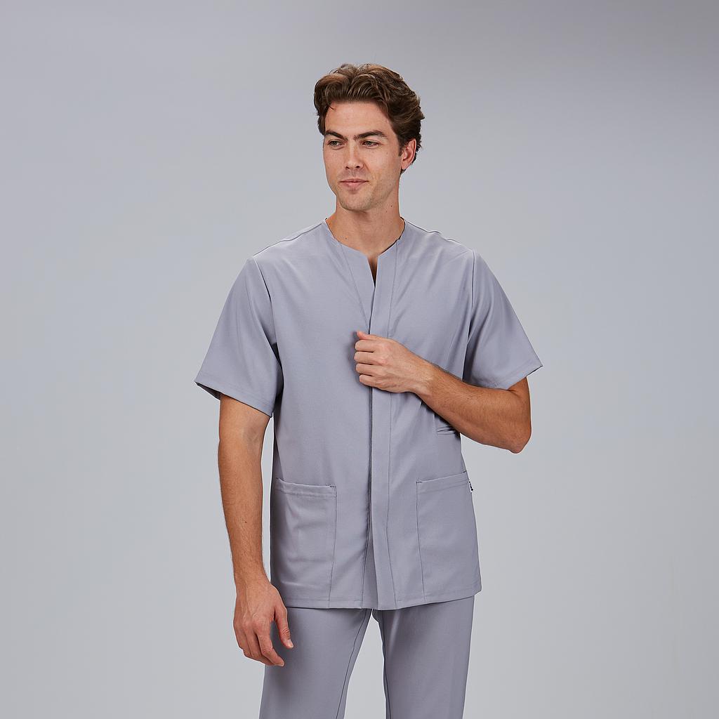Gary's Alonso blouse homme col V noir manches courtes