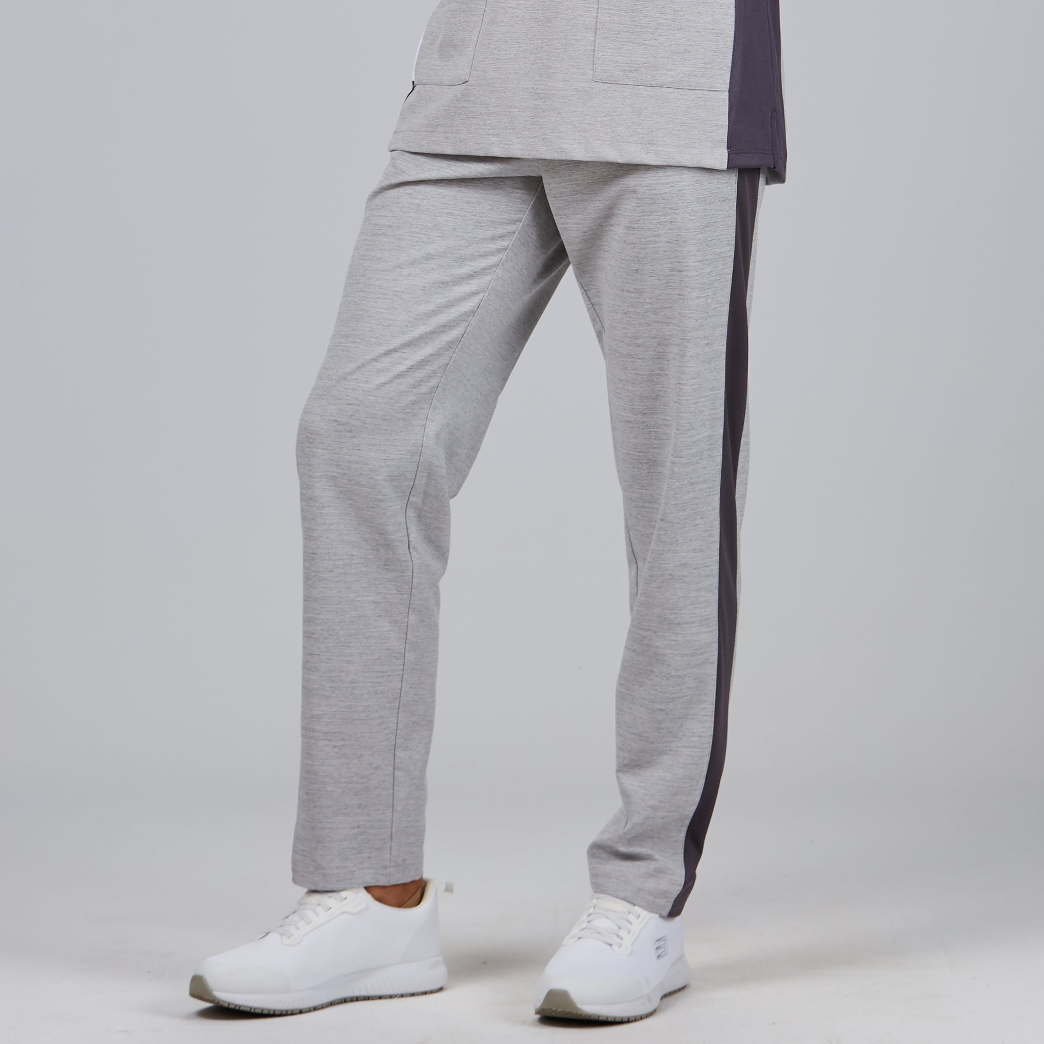 Gary's Pants Side Line pantalon médical gris perla stretch