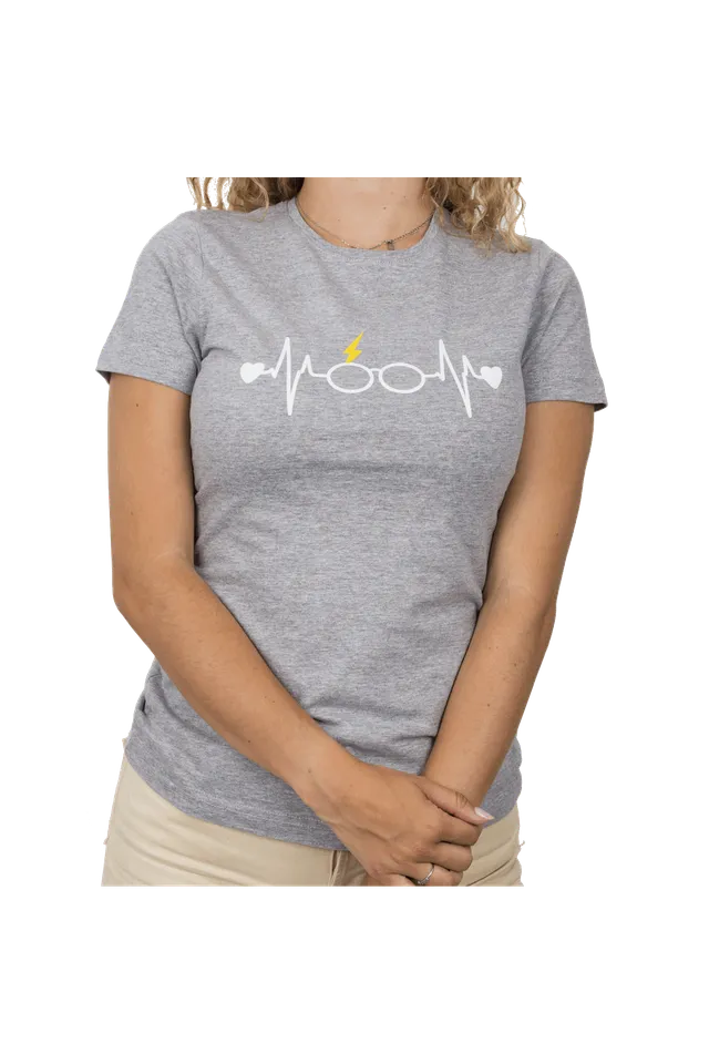 Enfermania Gris t-shirt femme coton Gris taille M