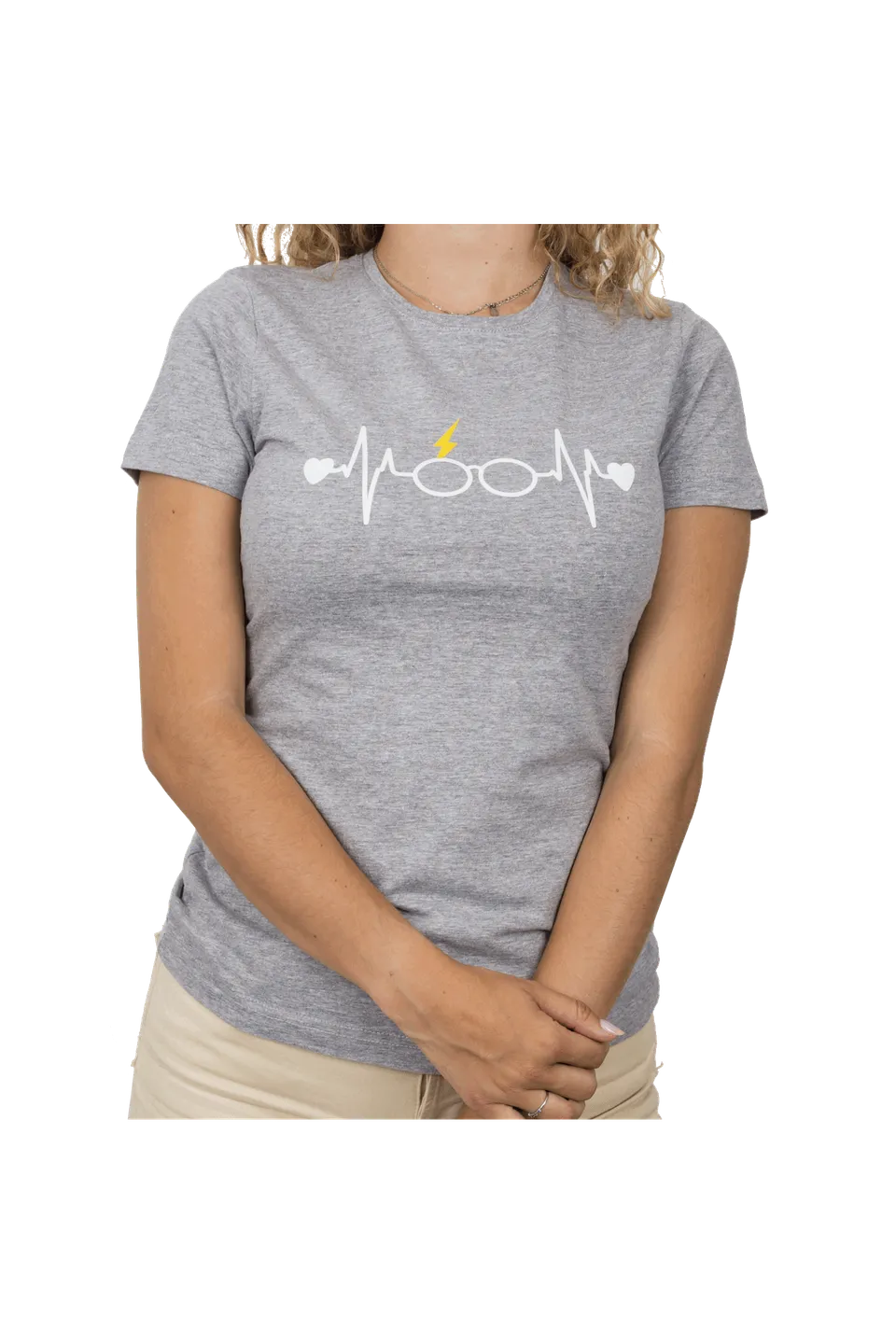 Enfermania Gris t-shirt femme coton Gris taille M
