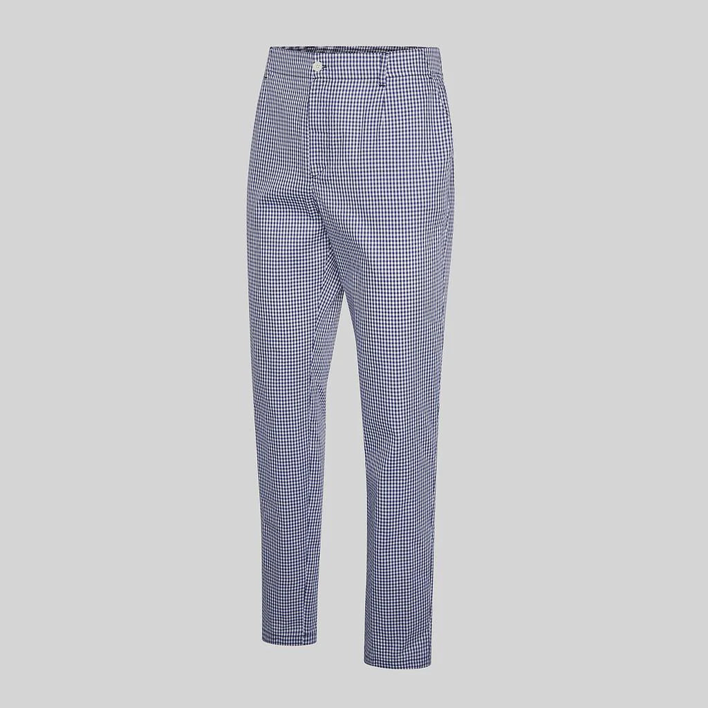 GARY'S pantalon cuisine unisexe vichy marine
