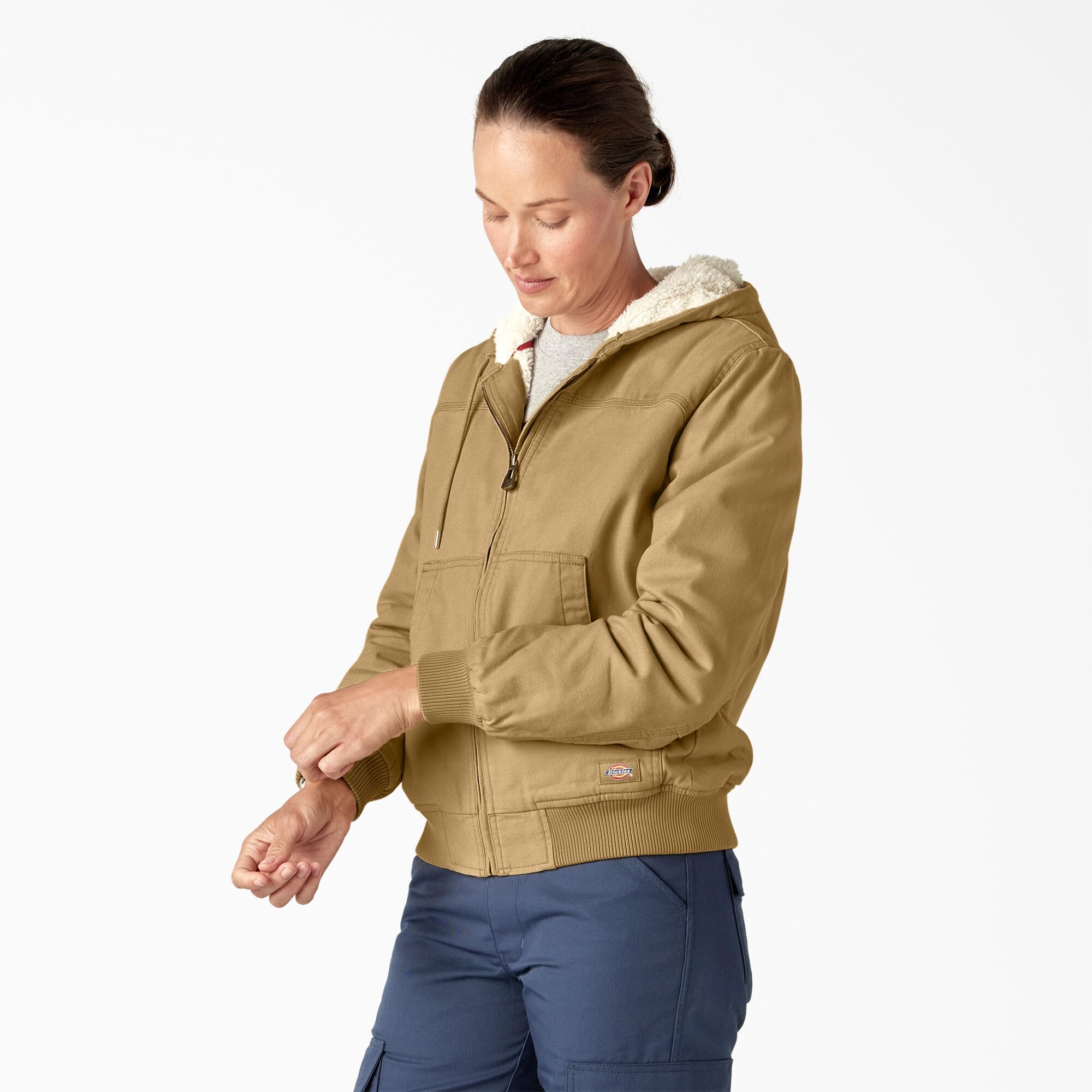 Dickies Duck Canvas veste hiver femme noire polaire