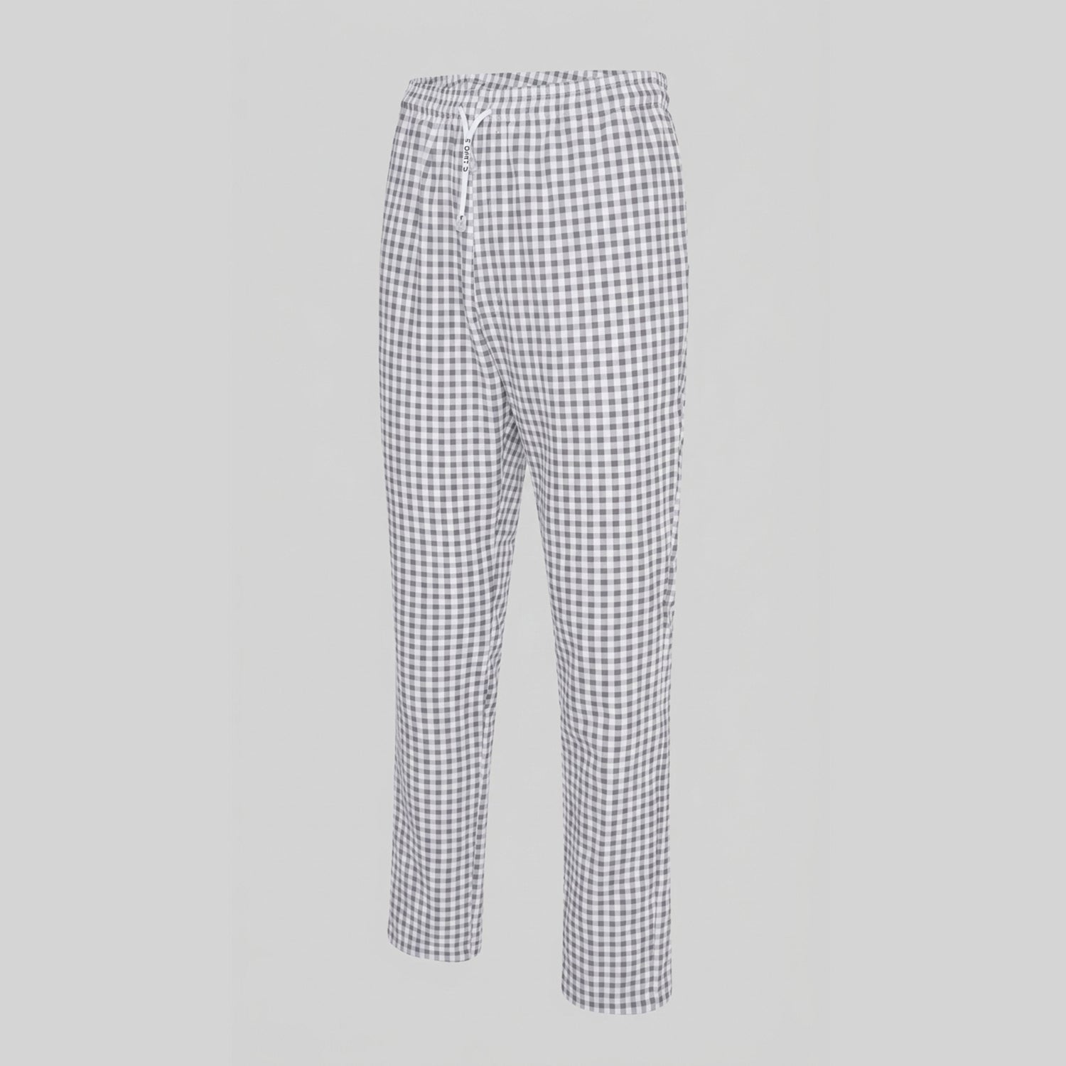 Gary's pantalon cuisine vichy noir cordon unisexe
