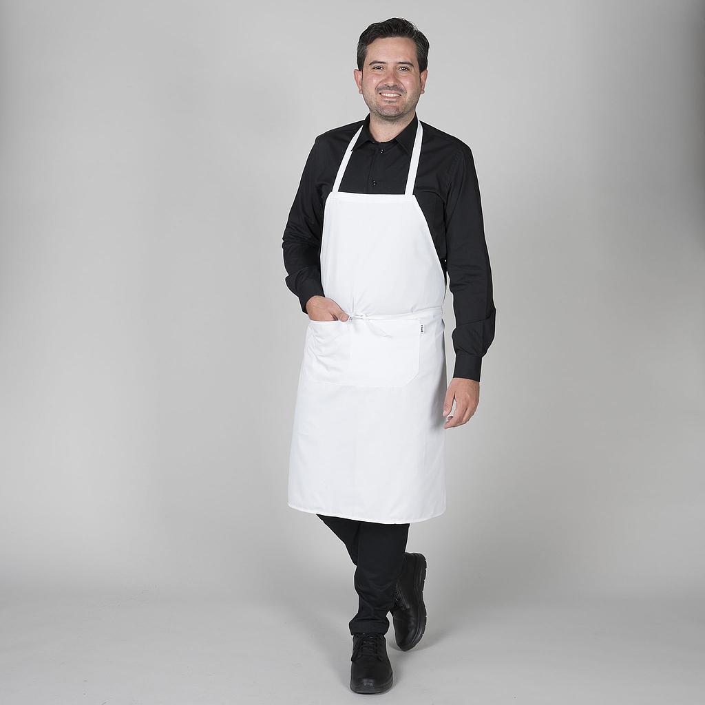 GARY'S Aprons tablier bavette noir 90x75 cm poche