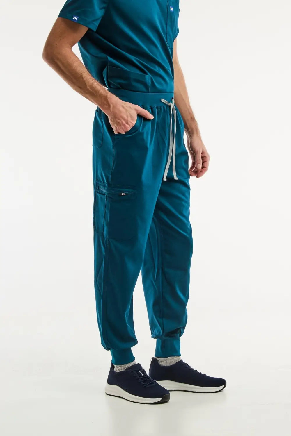 Aelin LUCA Jogger pantalon médical homme vert turquoise